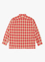 The Fever Shirt arrives from Post O'Alls in Red Ombre Plaid Flannel at Couverture & The Garbstore
back