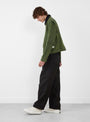 Pine Blouson Jacket Navy Stripe from Paratodo at Couverture & The Garbstore
model side