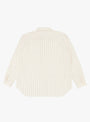 Organic Mugwasher Stripe Shirt Ecru by TDR at Couverture & The Garbstore Back