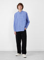 Organic Mugwasher Stripe Shirt Navy by TDR at Couverture & The Garbstore
moddl front 