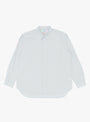 Organic Mugwasher Stripe Shirt Grey by TDR at Couverture & The Garbstore 
front