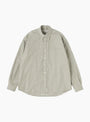 The Twill Plaid Big BD Shirt Beige and Grey from Sedan All-Purpose at Couverture & The Garbstore
front 