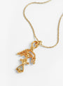 The Charleston Chain Gold Moonstone at couverture & The Garbstore 
necklace 