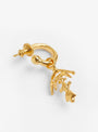The Charleston Hoops Gold Moonstone from Juby Jack at Couverture & The Garbstore
back