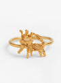 The Lucky Little Elephant Ring Gold from Ruby Jack at Couverture & The Garbstore
side 