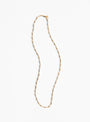 The Small Linked Necklace from Annika Inez arrives in Gold at Couverture & The Garbstore
front 