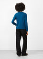 Na'Maka Oh Longsleeve T-Shirt Blue Opal from Sunray Sportswear at Couverture & The Garbstore
model back