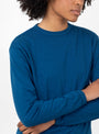 Na'Maka Oh Longsleeve T-Shirt Blue Opal from Sunray Sportswear at Couverture & The Garbstore
model detail 