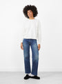 The Mahuna Longsleeve T-Shirt from Sunray Sportswear in Off White at Couverture & The Garbstore
model front 