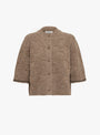 Kwai Knit Cardigan Taupe from YMC at Couverture & The Garbstore
front 