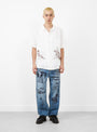 The All Over Print Painters Pant from One of These Days comes in Denim at Couverture & The Garbstore
model front 