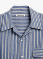 Wray Shirt Navy Stripe from YMC at Couverture & The Garbstore
collar