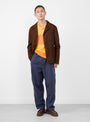 The Scuttlers Jacket from YMC comes in brown at Couverture & The Garbstore
model front