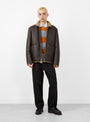Palin Jacket Brown from YMC at Couverture & The Garbstore
model front 