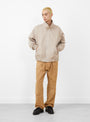 The Cotton Twill Weekend Jacket in Beige from Herill at Couverture & The Garbstore
model front 