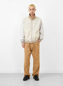 The Cotton Twill Weekend Jacket in Beige from Herill at Couverture & The Garbstore
model reverse 