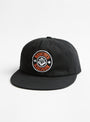 The Flower Kine Medallion Cap from Brother Brother comes in black at Couverture & The Garbstore
front 