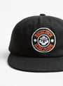The Flower Kine Medallion Cap from Brother Brother comes in black at Couverture & The Garbstore
side 