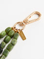 The Verdant Charm in Green Jade from Gabsluk at Couverture & The Garbstore 
clasp 