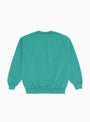 The 90s Sweatshirt Pigment Crewneck 2 Pack from Towncraft arrives in Emerald and Grey at Couverture & THe Garbstore
back green 
