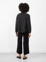 The Hannah Shirt from Skall Studio comes in black and white dot at Couverture & The Garbstore
model back
