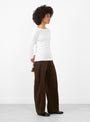 The Liv Blouse from Skall Studio at Couverture & The Garbstore
model side 