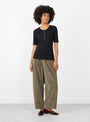 The Liv Henley Tee from Skall Studio at Couverture & The Garbstore
model front 