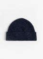 The 3D Seamless Beanie from TDR comes in Navy at Couverture & The Garbstore
front 