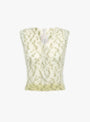 The Ata Knit Top from Gudrun &amp; Gudrun arrives in Green Tones at couverture & The Garbstore 
front