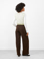 The Ata Knit Top from Gudrun &amp; Gudrun arrives in Green Tones at couverture & The Garbstore 
model back