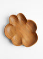 Amoeba L Bowl Acacia Natural from Kinta at Couverture & The Garbstore
front 