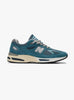 Made in UK U991v2 U911BU2 Tapestry & Silver from New Balance at Couverture & The Garbstore
front 