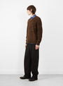 The Eve Sweater Medium Brown from Polar Skate Co. at Couverture & The Garbstore
Model side