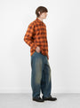The Big Boy Pants from Polar Skate Co arrive in Dirty Blue at Couverture & The Garbstore
model side