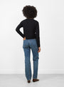 The No 451 Lisa Long Sleeve T-Shirt from Extreme Cashmere arrives in Raven at Couverture & The Garbstore
model back