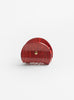 The Adorable Claw Clip Pencil Stripes Red from Turtle Story at Couverture & The Garbstore
front 