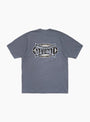 The Champion Oval Pigment Dyed Tee from Stüssy arrives in Navy at Couverture & The Garbstore
back
