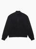 The Patch Zip Sweater from Stüssy arrives in Black at Couverture & The Garbstore
front 