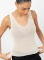 The Angela Top from Gudrun & Gudrun arrives in Off White at Couverture & The Garbstore
front detail 