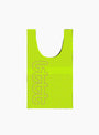 x LTTT Times Reusable Bag Black and Lime from b.Eautiful at Couverture & The Garbstore
back