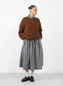 The Atomic Cardigan from YMC arrives in Brown at Couverture & The Garbstore
front model 