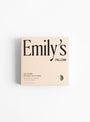 The Mulberry Silk Pillowcase from Emily's Pillow comes in Green Stripe at Couverture & The Garbstore
box