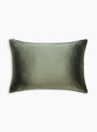 The Mulberry Silk Pillowcase from Emily's Pillow comes in Sage Green at Couverture & The Garbstore 
