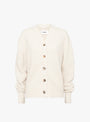 The Baby Alpaca Cardigan Natural from Cordera at Couverture & The Garbstore 
front 