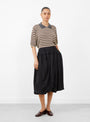The Ruffled Skirt Pants Black from Cordera at Couverture & The Garbstore
model front 