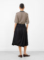 The Ruffled Skirt Pants Black from Cordera at Couverture & The Garbstore
model back 