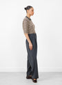 The Tailored Masculine Pants Ebony from Cordera at Couverture & The Garbstore
model side 