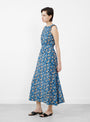 The Bali Tank Dress from Apiece Apart comes in Florette Blue at Couverture & The Garbstore
model side