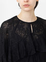The Hazan Ruffle Top from Apiece Apart at Couverture & The Garbstore
model collar 