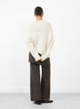 Askew Pullover Off White from Lauren Manoogian at Couverture & The Garbstore
model 